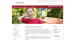 Desktop Screenshot of oberlinhaus.de