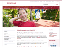 Tablet Screenshot of oberlinhaus.de